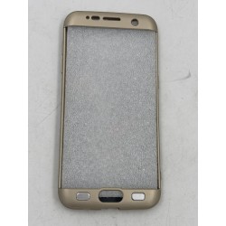 Outlet Ce-link Etui 360° Samsung Galaxy S7 Edge Złote Full Cover Przód Tył