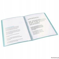 Outlet Album ofertowy A4 Colour'Breeze 80 kieszeni niebieski 626237 ESSELTE