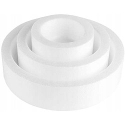 Outlet Baza styropianowa do tortu Ideen mit Herz 007030 3-piętrowa biała