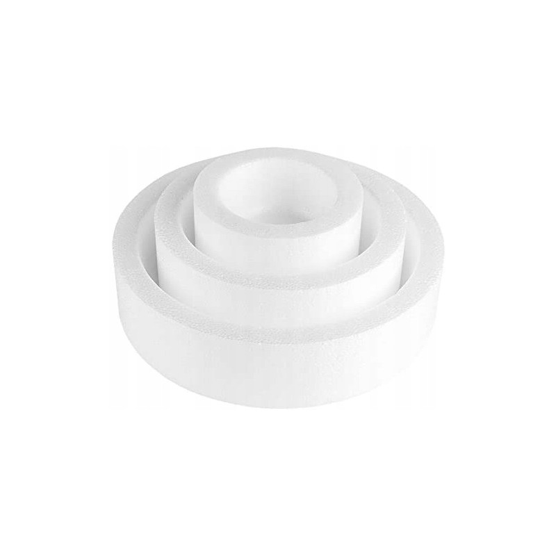 Outlet Baza styropianowa do tortu Ideen mit Herz 007030 3-piętrowa biała