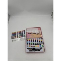 Outlet Artistro Farby Akwarelowe 48 Kolorów Zestaw w Metalowym Pudełku