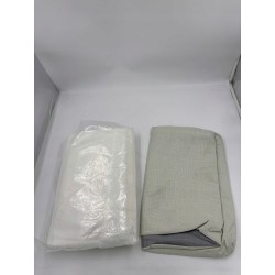 Outlet Poduszka na Ławkę 100x40x5 cm Lniana Antypoślizgowa Wysoka Gęstość