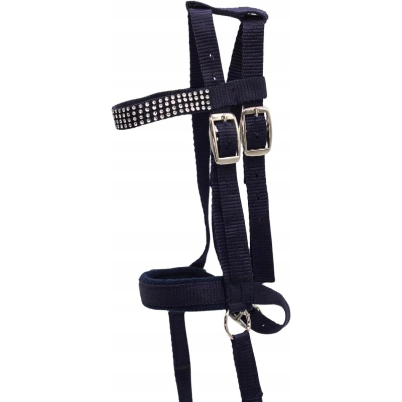 PFIFF Hobby Horsing trenda do zabawy dla konia materiałowa miękka czarna