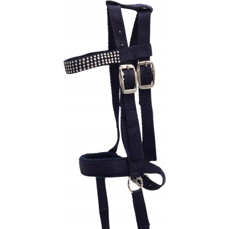 PFIFF Hobby Horsing trenda do zabawy dla konia materiałowa miękka czarna