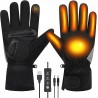 PODGRZEWANE RĘKAWICE RĘKAWICZKI ZIMOWE CIEPŁE ELEKTRYCZNE OGRZEWANE XL