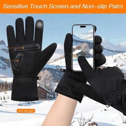 PODGRZEWANE RĘKAWICE RĘKAWICZKI ZIMOWE CIEPŁE ELEKTRYCZNE OGRZEWANE XL