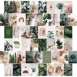 Zestaw do tworzenia kolaży ściennych 50 szt. estetyczne kwiaty 300 g/m2