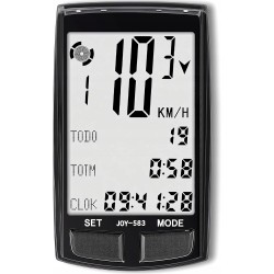 Bezprzewodowy Licznik Rowerowy 3,3" Prędkościomierz MPH KM/H Wielofunkcyjny