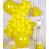 ZESTAW BALONY ŻÓŁTE 100 SZTUK +WSTĄŻKA TAŚMA DO ŁUKU GIRLANDA CE
