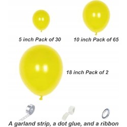ZESTAW BALONY ŻÓŁTE 100 SZTUK +WSTĄŻKA TAŚMA DO ŁUKU GIRLANDA CE