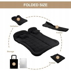 Outlet Materac DWUOSOBOWY Samochodowy Dmuchany Z Pompką 170x130cm Kemping