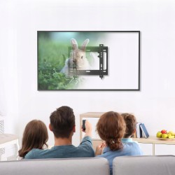 Ultra Cienki Uchwyt Ścienny BONTEC do TV 17-45" 30 kg VESA 50x50-200x200 mm