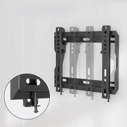 Ultra Cienki Uchwyt Ścienny BONTEC do TV 17-45" 30 kg VESA 50x50-200x200 mm