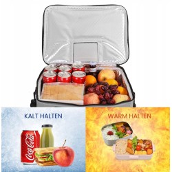 Torba termiczna Kollea Piknikowa 30 l idealna w podróży na grillu szara