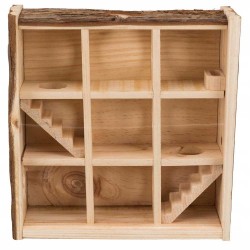 Outlet Trixie Drewniana Wieża Labirynt dla gryzoni Natural Living 30×30×10