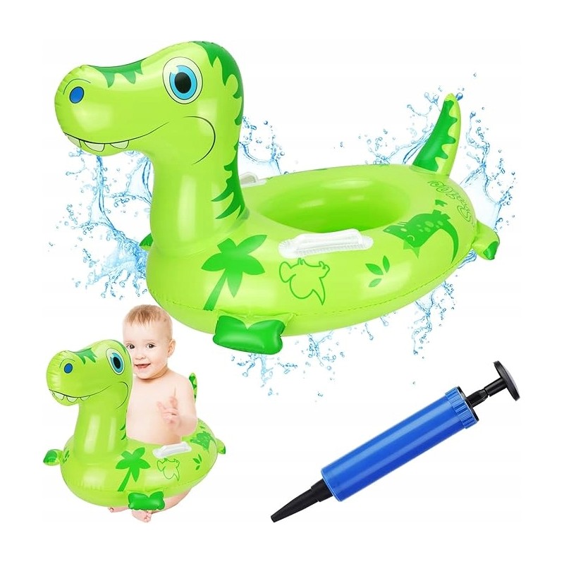 Outlet Koło do pływania dla dzieci w dinozaurach, nadmuchiwane koło z
