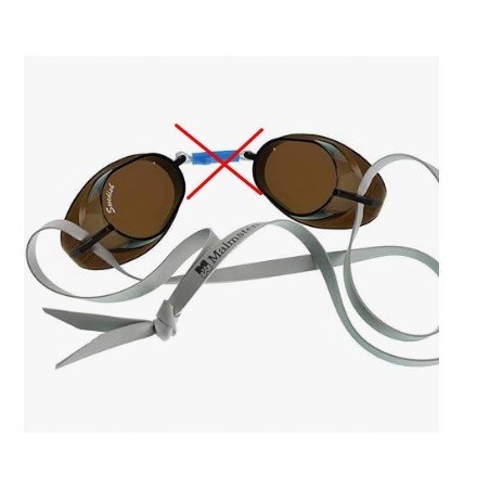 Outlet Malmsten Swedish Classic okulary pływackie smoky UV regulowane OPIS