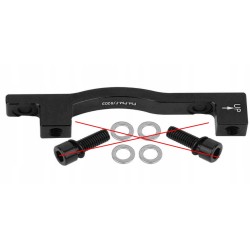 Outlet Adapter hamulca tarczowego rowerowego A F203 post mount czarny MTB