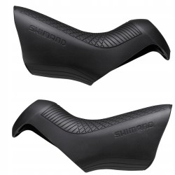 Outlet Shimano Y0E298010 osłony klamek hamulca guma czarne 2 szt praktyczne