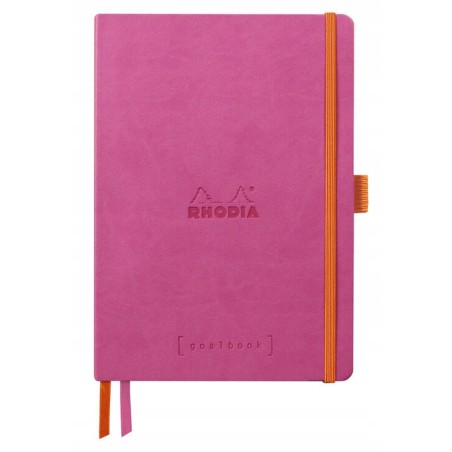 Outlet Rhodiarama Goalbook notes A5 kropki 240 stron papier 90 g fuchsia