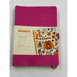 Outlet Rhodiarama Goalbook notes A5 kropki 240 stron papier 90 g fuchsia