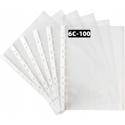 Outlet Koszulki A4 na dokumenty 80 szt 11 dziurek do segregatora lekkie