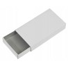 Pudełko na zapałki duże klasyczne 11x6 x2 cm białe tekturowe komplet 12 szt