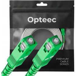 Światłowodowy kabel SC-APC/SC-APC dł. 10 m simplex single-mode wzmocniony