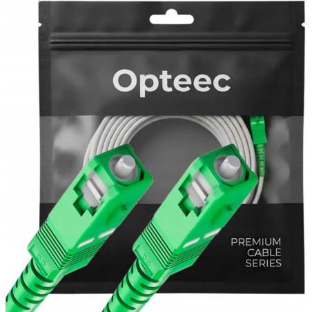 Światłowodowy kabel SC-APC/SC-APC dł. 10 m simplex single-mode wzmocniony