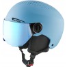 Kask narciarski dziecięcy Alpina Zupo Visor Q-Lite smoke/ blue matt 51-55 c