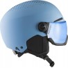 Kask narciarski dziecięcy Alpina Zupo Visor Q-Lite smoke/ blue matt 51-55 c