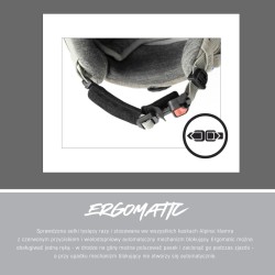 Kask narciarski dziecięcy Alpina Zupo Visor Q-Lite smoke/ blue matt 51-55 c