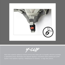 Kask narciarski dziecięcy Alpina Zupo Visor Q-Lite smoke/ blue matt 51-55 c