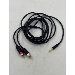 Outlet AmazonBasics PBH-19822 kabel audio dł. 2,4 m 3.5mm 2 x RCA Czarny