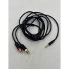 Outlet AmazonBasics PBH-19822 kabel audio dł. 2,4 m 3.5mm 2 x RCA Czarny