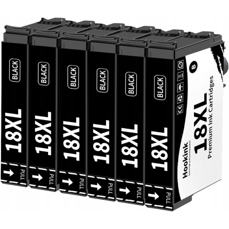 Tusze zamienne do Epson 1811XL zestaw 5 szt. czarne wydajność do 470 str.