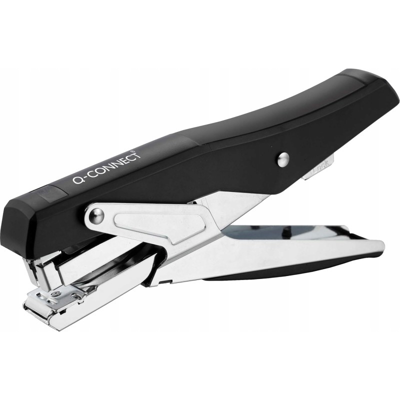 Outlet Metalowy zszywacz Q-Connect 25 kartek 24/6 i 26/6 chrom solidny