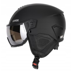 Outlet Kask narciarski UVEX Instinct Visor 56-58 cm czarny