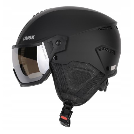 Outlet Kask narciarski UVEX Instinct Visor 56-58 cm czarny