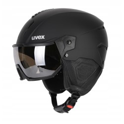 Outlet Kask narciarski UVEX Instinct Visor 56-58 cm czarny