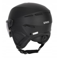 Outlet Kask narciarski UVEX Instinct Visor 56-58 cm czarny