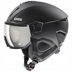 Outlet Kask narciarski UVEX Instinct Visor 56-58 cm czarny
