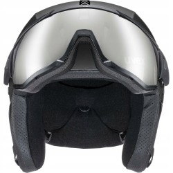 Outlet Kask narciarski UVEX Instinct Visor 56-58 cm czarny