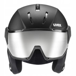 Outlet Kask narciarski UVEX Instinct Visor 56-58 cm czarny