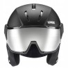 Outlet Kask narciarski UVEX Instinct Visor 56-58 cm czarny
