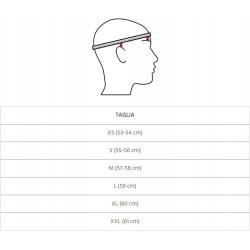 Kask rowerowy CGM 801I EBI ITALIA 801I-BSA-15 r. M