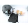 Kask Black Crevice M/L czarny