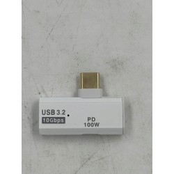 Outlet Adapter USB C OTG 2w1 PD 100W szybki transfer 10Gb s ładowanie biały