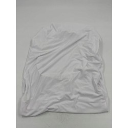 Elastyczne pokrowce na krzesła 6 szt. białe uniwersalne stretch 50x50x60 cm