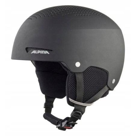 Outlet ALPINA Unisex - Dzieci ZUPO Kask narciarski 48-52 cm czarny mat z